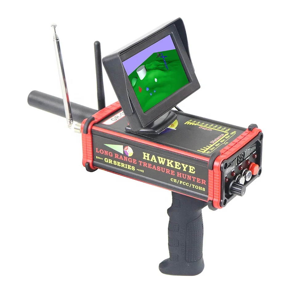Plus Underground Metal Detector GR1000 Plus Gold Silver Copper Diamond Detector Finder Hunter