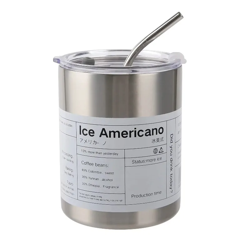 Enhanced Leak-Proof Double Wall Vacuum Insulated Reusable Travel Tumbler with Straw - Dishwasher Safe