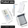 Foxyfox Wholesale 5D Mink Lashes Case Eyelash Packaging 20/50pcs Fluffy Eyelashes BoxesCustom Logo Plastic Sliding Clear Box 4