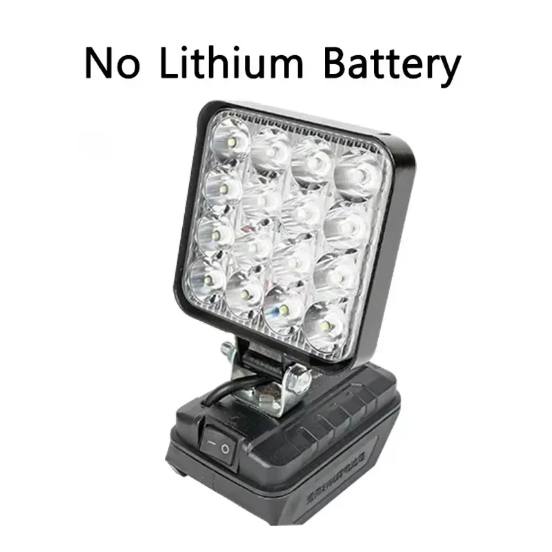 Portable Spotlight Led Light For Makita Battery 4In Cordless Outdoor Work Fishing Handheld Emergency Tool No Battery No USB