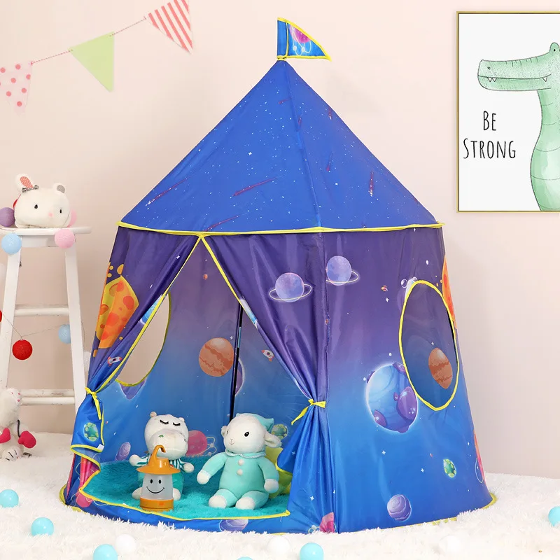 2022play Tent Portable Foldable Tipi Prince Folding Tent Children Boy