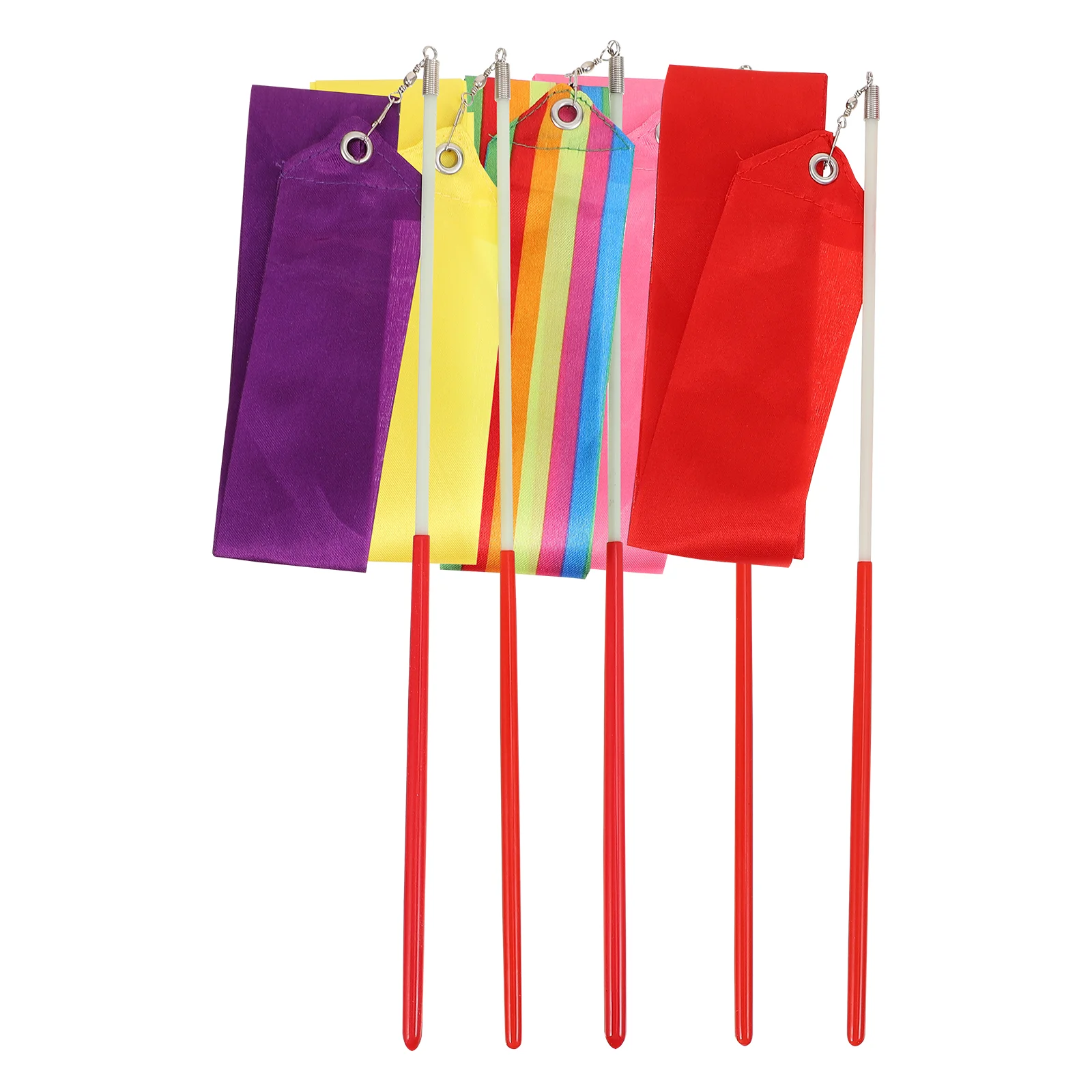 

Ribbon Sensory Dancingkite Rainbow Hand Ribbons Twirling Streamers Gymnastics Montessoriwaldorf Educational Favors Party Runner