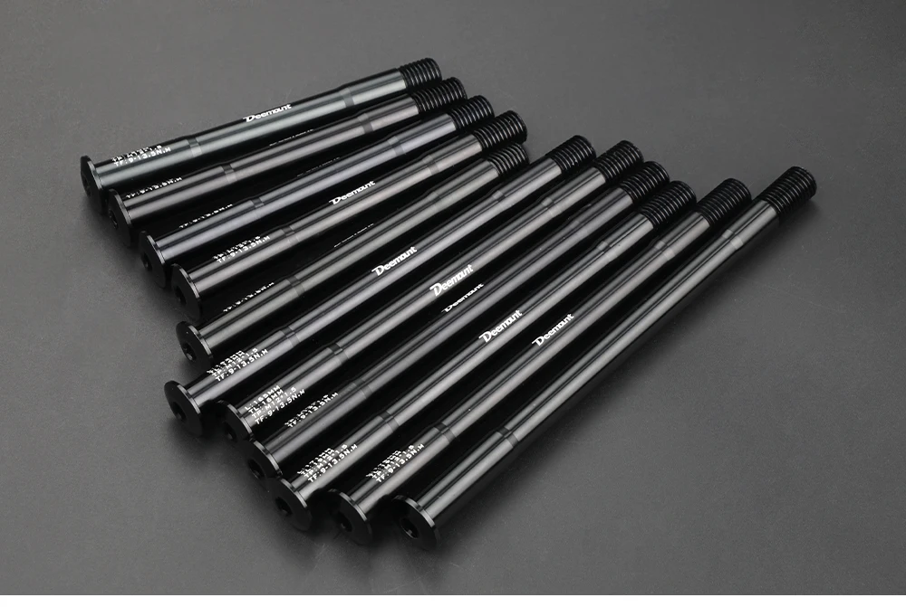 Leichte Steckachsen M12*P1,5 L120-181mm für Fahrrad Vorne Hinten Gabel Dropout Abstand 100/142/148mm CNC-gefräste Nabe Durch Welle – Detail 12