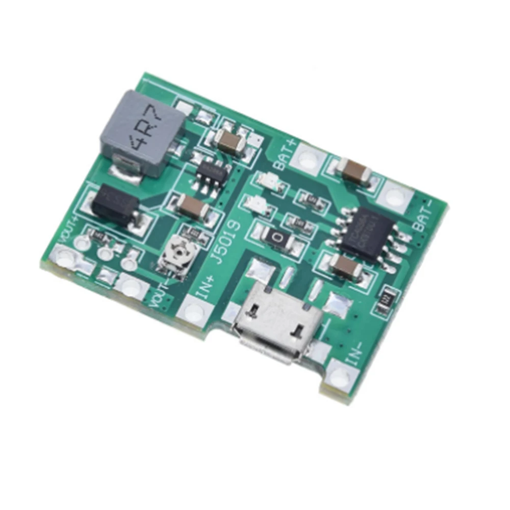 

10pcs 3.7V 4.2V Lithium Li-ion 18650 Battery Charger Board DC-DC Step Up Boost Lithium Battery Charging Step-Up Board Module