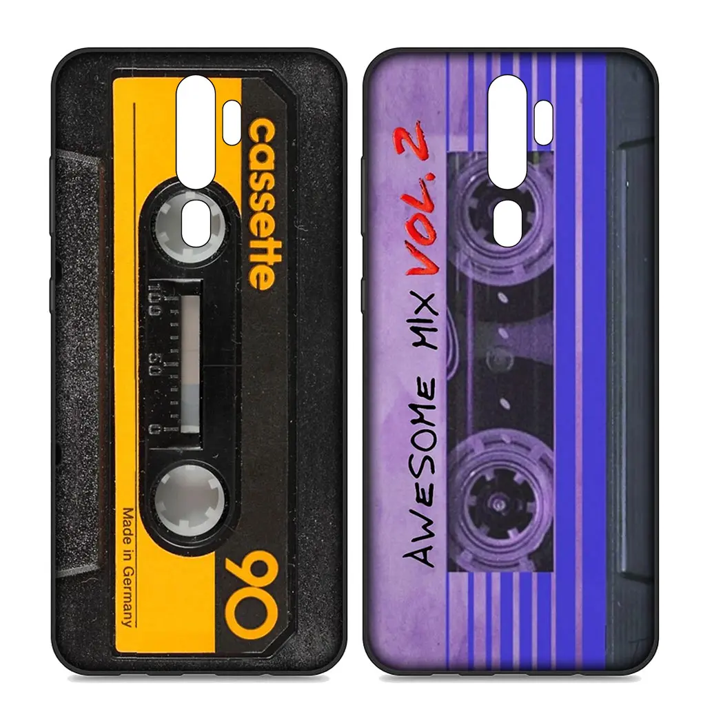 Retro Cassette Tape Design Soft Phone Cover Case