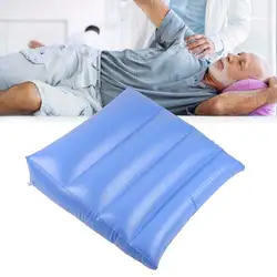 Multi-Function Inflatable Leg Raising Back Cushion Anti Bedsore Triangular Cushion For Health Care Body Relaxation Tools Blue