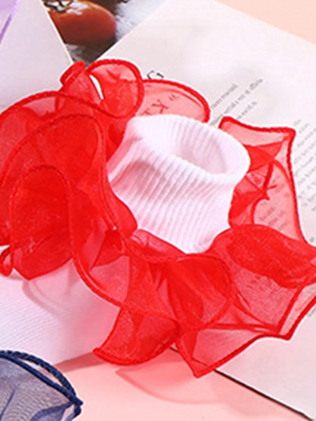 1 Paar süße Baby-Mädchen-Knöchelsocken mit Rüschenkanten, weiche, atmungsaktive Prinzessinnensocken, geeignet für den Alltag von Mädchen im Alter von 1-11 Jahren. – Detail 15