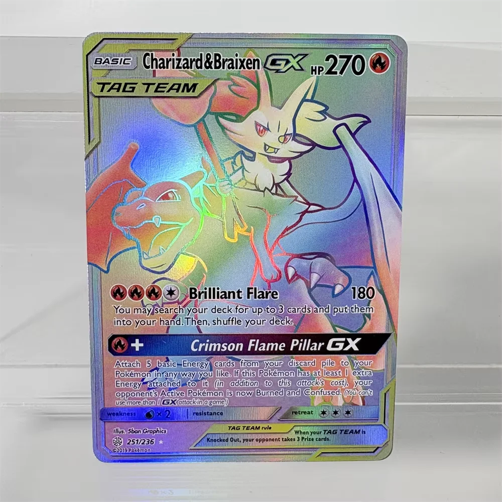 Holographic Charizard Battle Card Collection - Rare Sword & Shield & Scarlet & Violet Edition