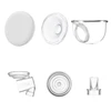 1 Set Attachment Including Dust Cover Diaphragm Flange Insert & Silicone Diaphragm for S12 Electric Breast Pumps Repair 3