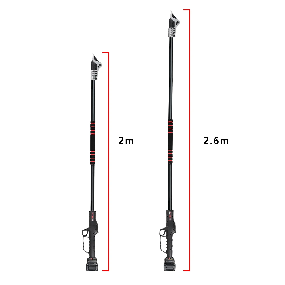 2.6M Aluminum Lightweight Electric Pruner Long Reach Fruit Picker & Garden Clippers Cut & Hold Tree Trimmer For DIY Enthusiasts