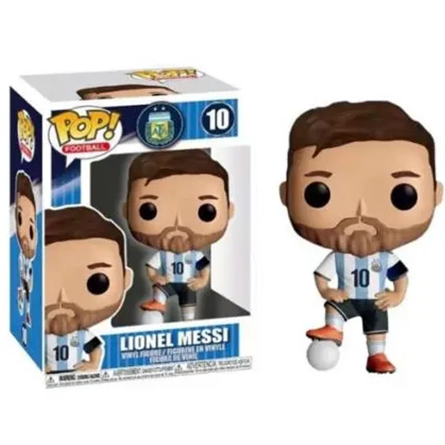 Pop Anime Figure Football Stars Lionel Messi #10#50 Vinyl Action Figures Collection 1