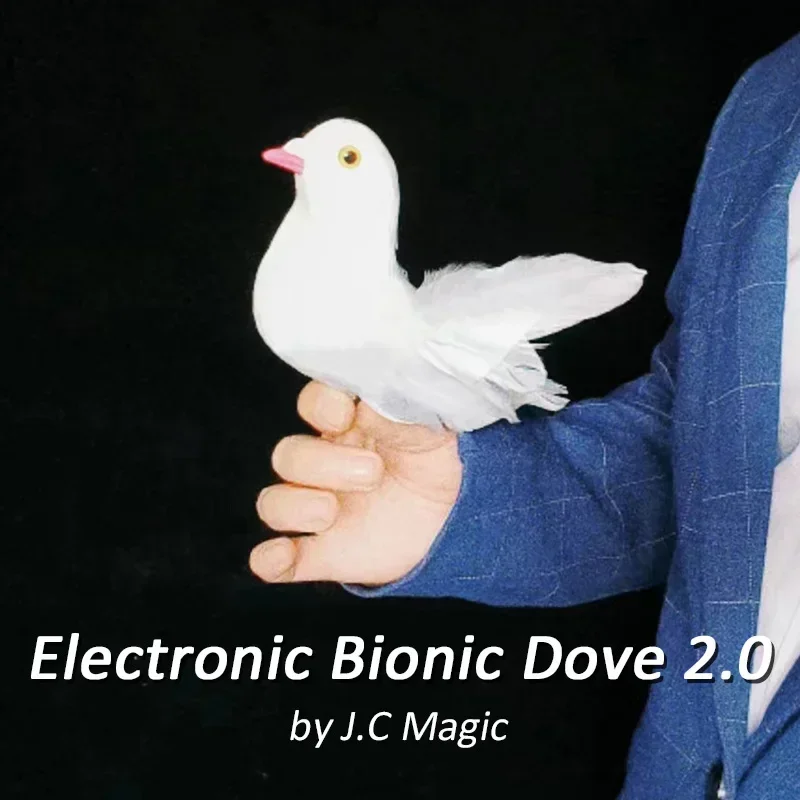 

Electronic Bionic Dove 2.0 Magic Tricks Classic Dove Magia Props Stage Illusions Gimmicks Professional Magician Accessories Fun