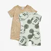 2Pcs Mickey Mouse Printed Baby Rompers Cute Simba Print Infant Onepiece Summer Newborn Boy Girl Clothes 1