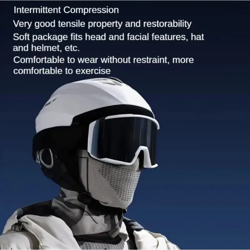 4-in-1 Thermal Balaclava Face Mask - Unisex Cold-Proof Head&Neck Cover for Skiing/Cycling/Hunting,Helmet-Compatible Winter Liner