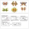 Piececool 6 Pcs/Set Puzzle 3D Thousand Wish Crane Series Metal Model Kits DIY Jigsaw Assembly Toy for Teens Brain Teaser 5