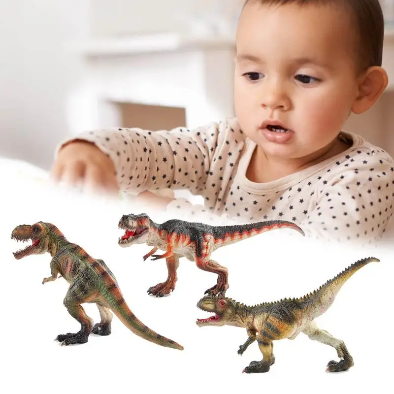 

Large Dinosaur Toy Dinosaur Figures With Moveable Mouth Educational Prehistoric Animal Model Figurine Tyrannosaurus Rex For Home
