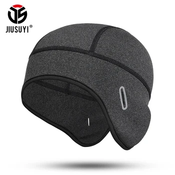 Winter Beanies Thermal Cycling Cap Outdoor Under MTB Helmet Liner Fleece Hat Sports Men Bicycle Skiing Running Hiking Skull Caps