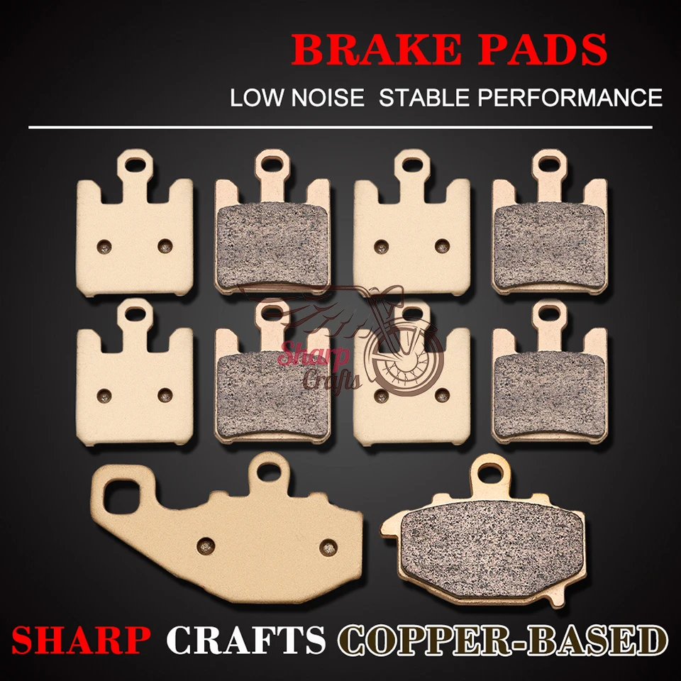 Front Rear Brake Pads Replacement For ZX10R ZX1000 2004-2007