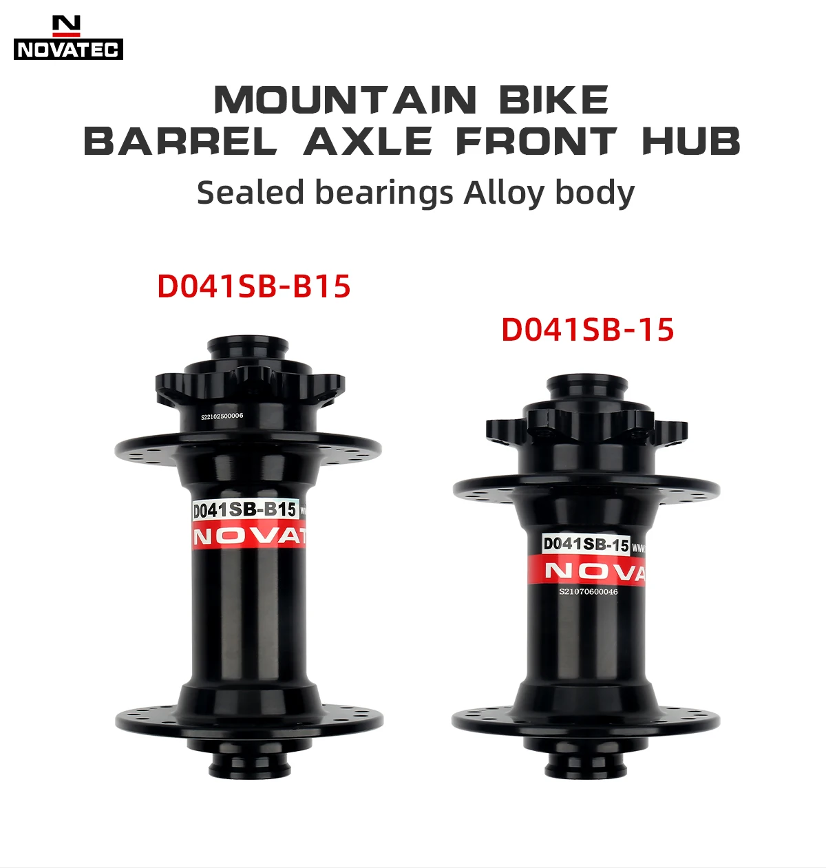 Novatec mtb Vorderrad nabe 32 Löcher bis 110x15mm Boost x 15mm Mountainbike Lager nabe 32 h Fahrrad teile – Detail 1