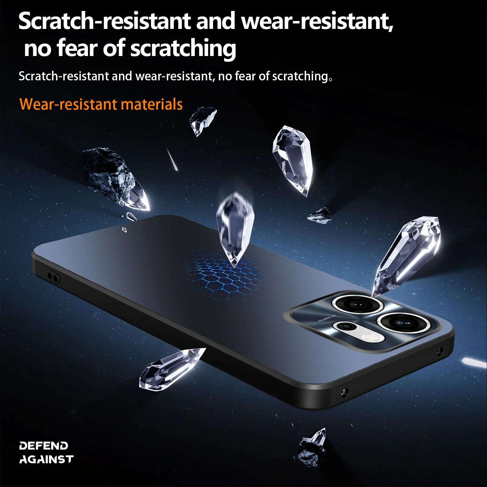 Matte Feel Phone Case with Full Lens Protection and Scratch Resistance