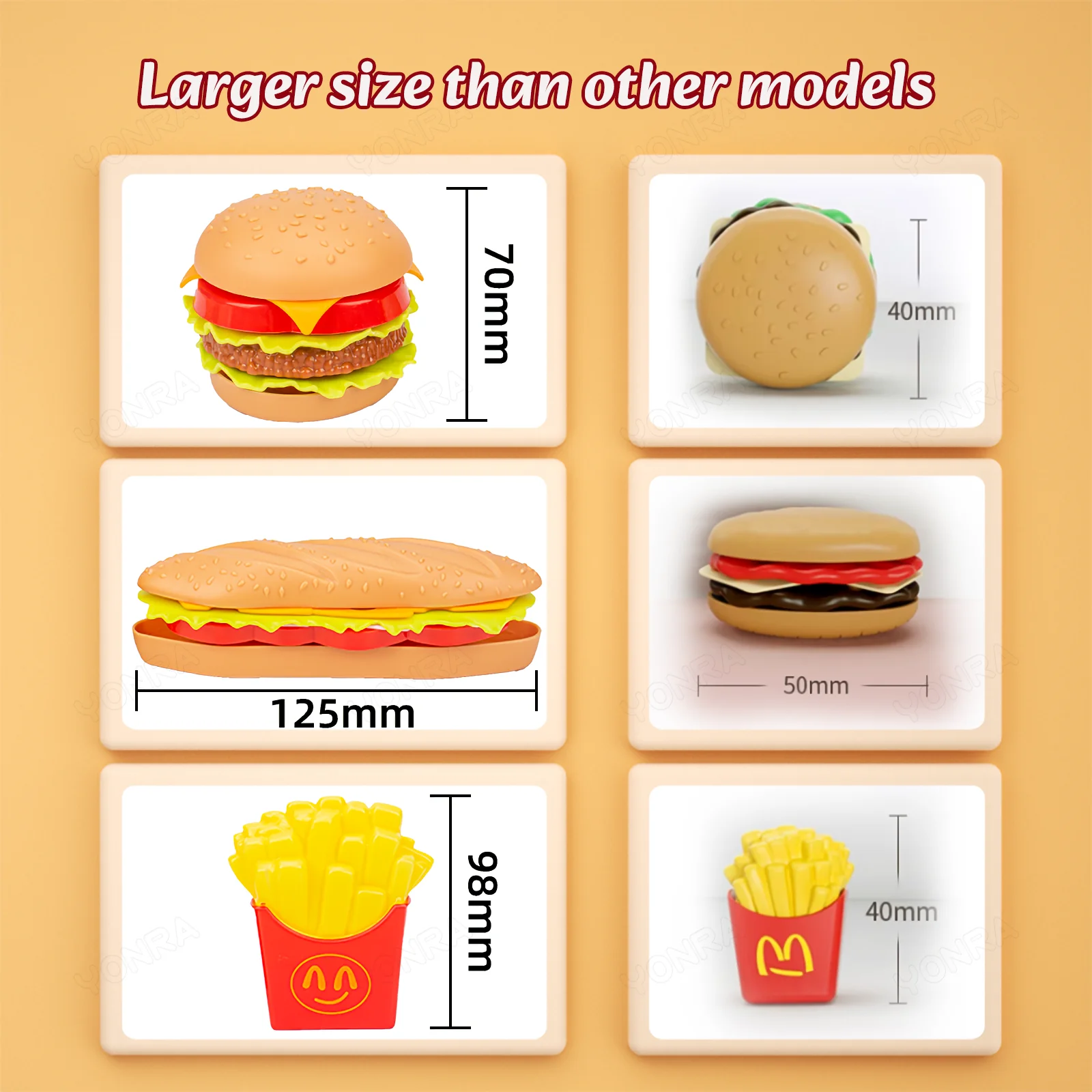 Mini Breakfast Pretend Play Toys Food Set Children's Cooking Simulation Food Multi-set Christmas Gift For Kids
