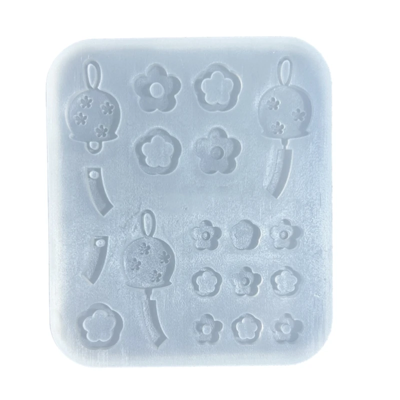 

Silicone Epoxy Resin Hollow Mold for Keychain Pendant Jewelry Making