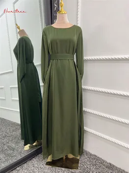 عباية حريرية ناعمة بأكمام واسعة منسدلة — صورة 4