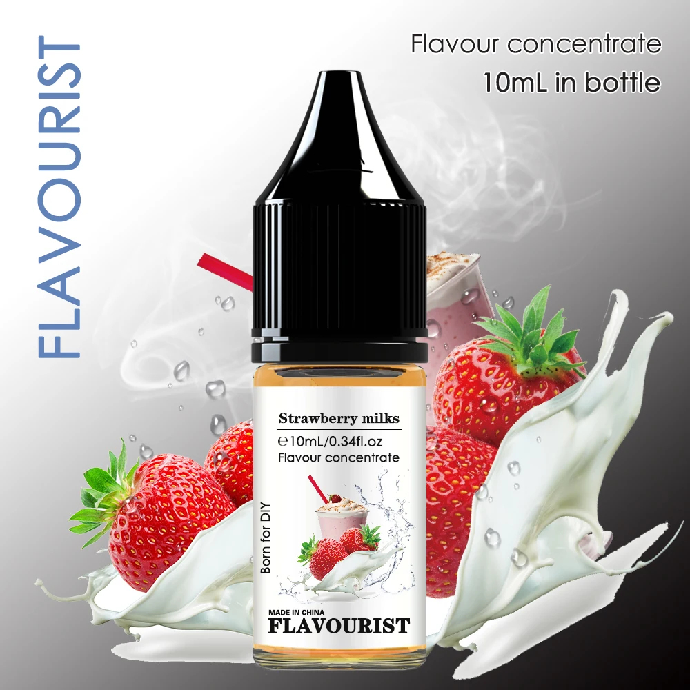FLAVOURIST Strawberry milkshakes aroma flavoring concentrate water solubility Strawberry shake flavored strawberry flavoring