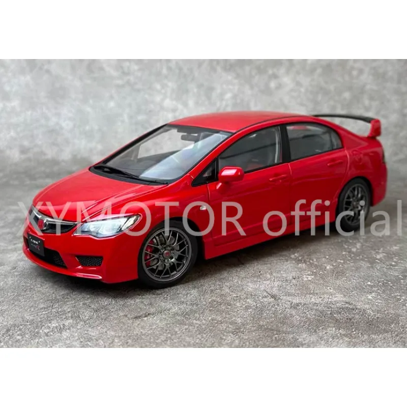 

Модель автомобиля отлично 1:18 для Honda CIVIC FD2, металлическая литая модель, хобби, подарок для мальчиков и девочек, коллекционные украшения, красный цвет