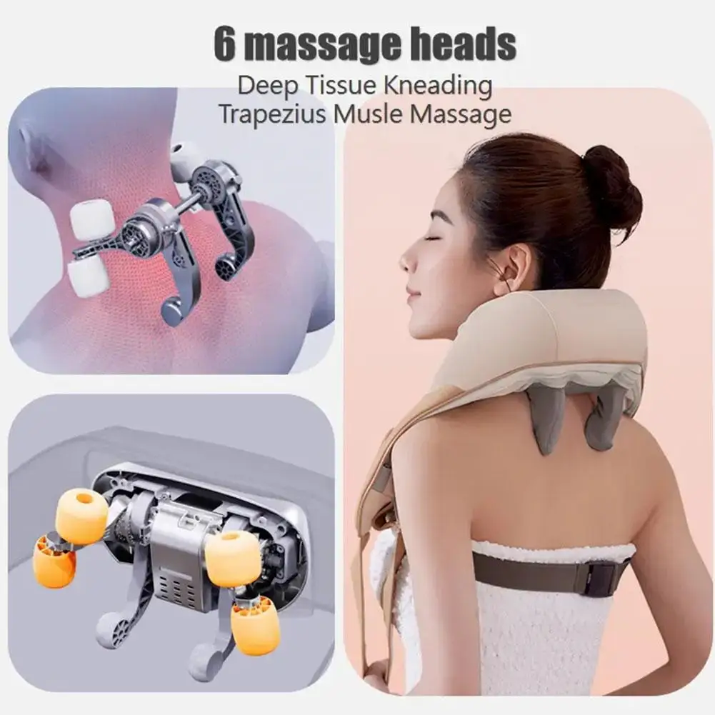 Electrical Shiatsu Back Neck Shoulder Body Massager Simulate Human Hand  Grasping and Kneading Pain Relief Deep Tissue - AliExpress