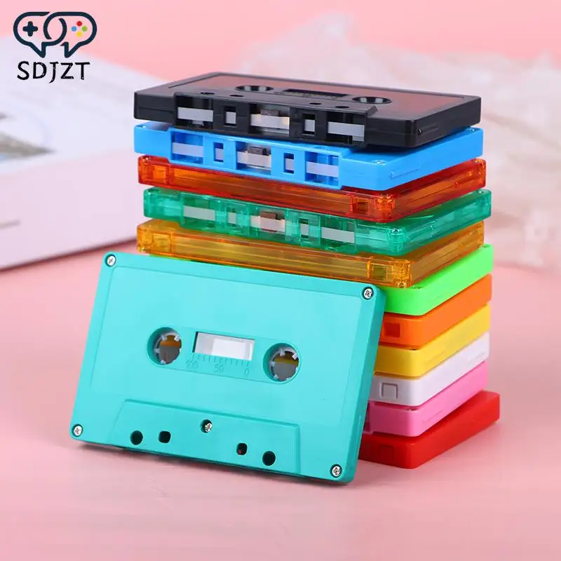 

1Pc Color Blank Tape Case Audio Magnetic Audio Recording Cassette Tape Shell Empty Reel To Reel Cassette(no Tape Core) New