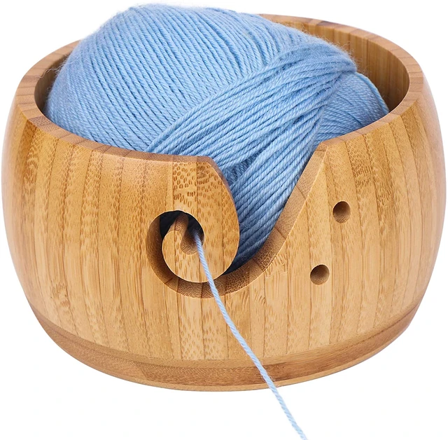 Yarn Bowl Holder Handmade Wooden Yarn Bowl Perfect Yarn Holder Bowl For  Crocheting And Knitting Accessories Prevent Slipping - AliExpress