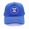 Custom Logo Design Men Trucker Cap Cool Custom Hat Baseball Caps Summer Unisex Mesh Net Caps 2