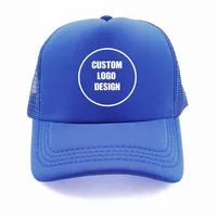 Custom Logo Design Men Trucker Cap Cool Custom Hat Baseball Caps Summer Unisex Mesh Net Caps 2