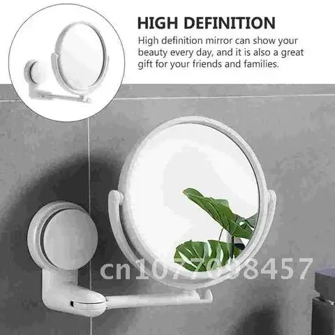 

Small Folding Wall-mounted Mirror Adjustable Angle Cosmetic Mirror