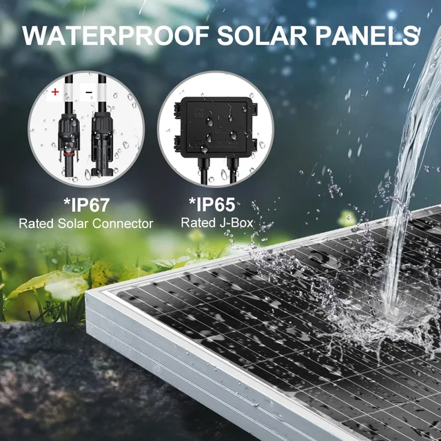 6000W 3000W Solar Panel Kit 12V/24V/48V Monocrystalline PV Module, High Efficiency, Off Grid for Home RV Boat Battery Charging. 3