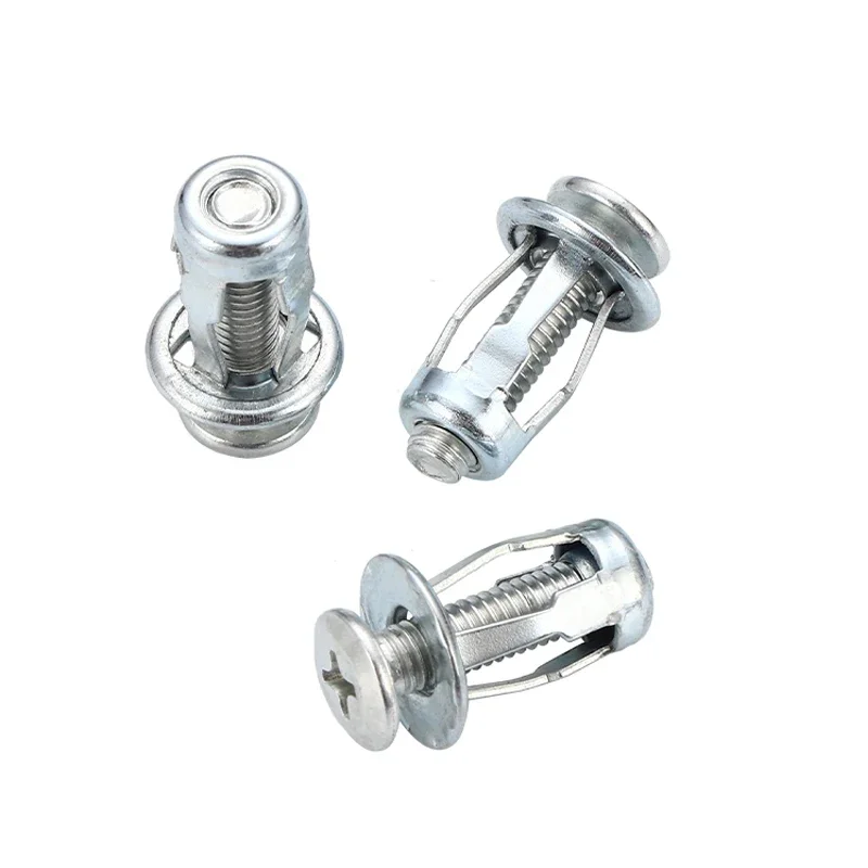 Petal Rivet Lock Nuts with Screw Fixed License Plate for Car Screw Iron Skin Car Metal Jack Nuts Hollow Wall 1/5/10pcs rivet lock nuts