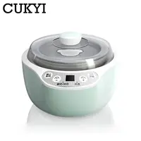 CUKYI 1L Electric Intelligent multifunction Yogurt Natto Maker Stainless steel ceramic liner Automatic Rice wine making machine 2