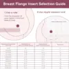 Flange Inserts Compatible with for Momcozy M5/M6/M9/V1 Pro/V2 Pro Breast Pump,Flange Insert for Breast Pump Replacement 6