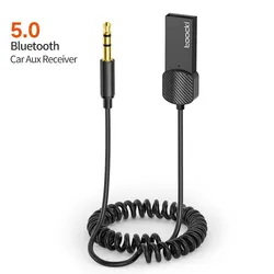 Wireless Bluetooth Audio Adapter for Car and Speaker Systems (Black)