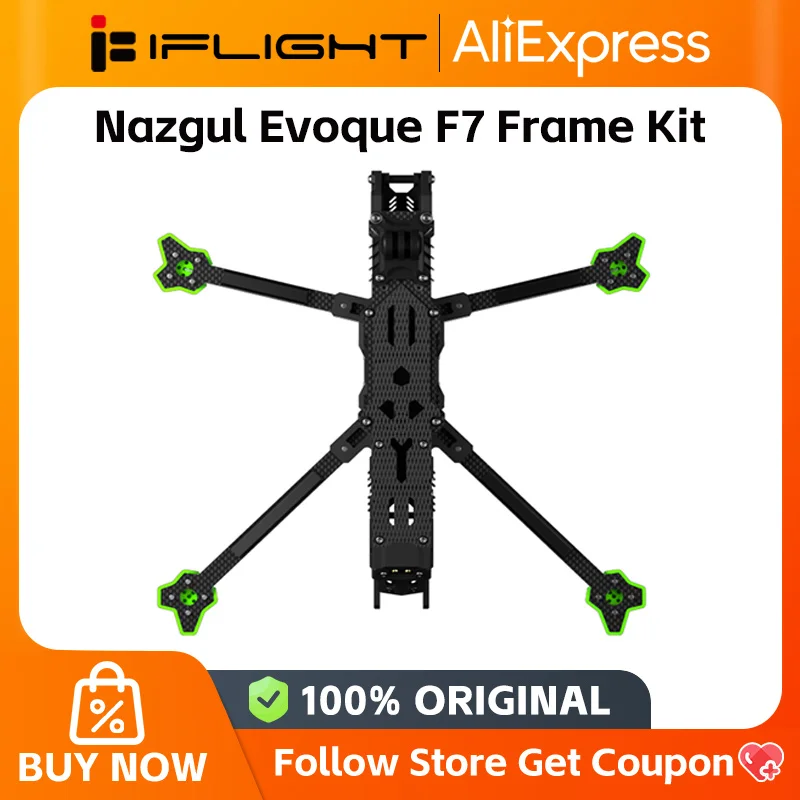 Kit cadre drone iFlight Nazgul Evoque F7 FPV pièces course