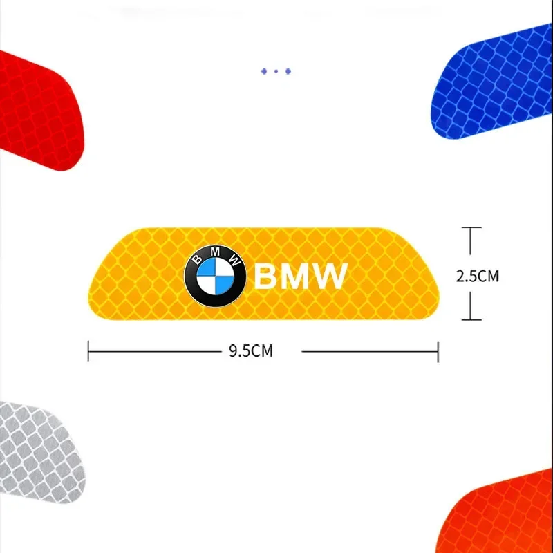 자동차 문짝 스티커 안전 경고 반사 마크, 모든 BMW 성능 F25 F26 F15 F16 E90 E91 E92 E60 E84 G22 G32 F13 F36 G30