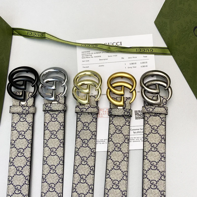 

NEW With box Fashion Classic Men Designer Belts Womens Mens Casual Letter Smooth Buckle Luxury Belt G086