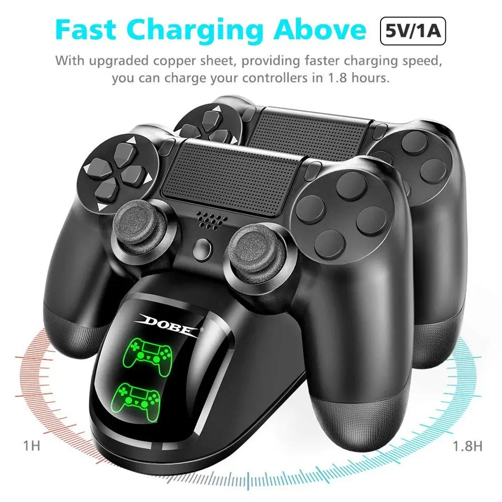 Controller Charger Dock Controller Charging Base Controller Charger For PS4 Controller Dual Charging Dock Station