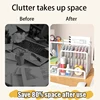 1PCS Desk Organizer Pen Holder MeshPencil Holder Large capacity MetalDesktop Storage Box for Office andSchool supplies 4