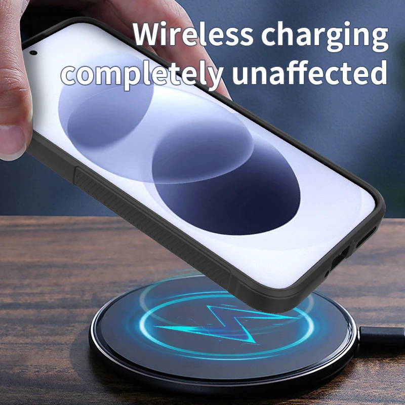 Shockproof TPU Shield Silicone Anti-Fall Non-Slip Protective Phone Case
