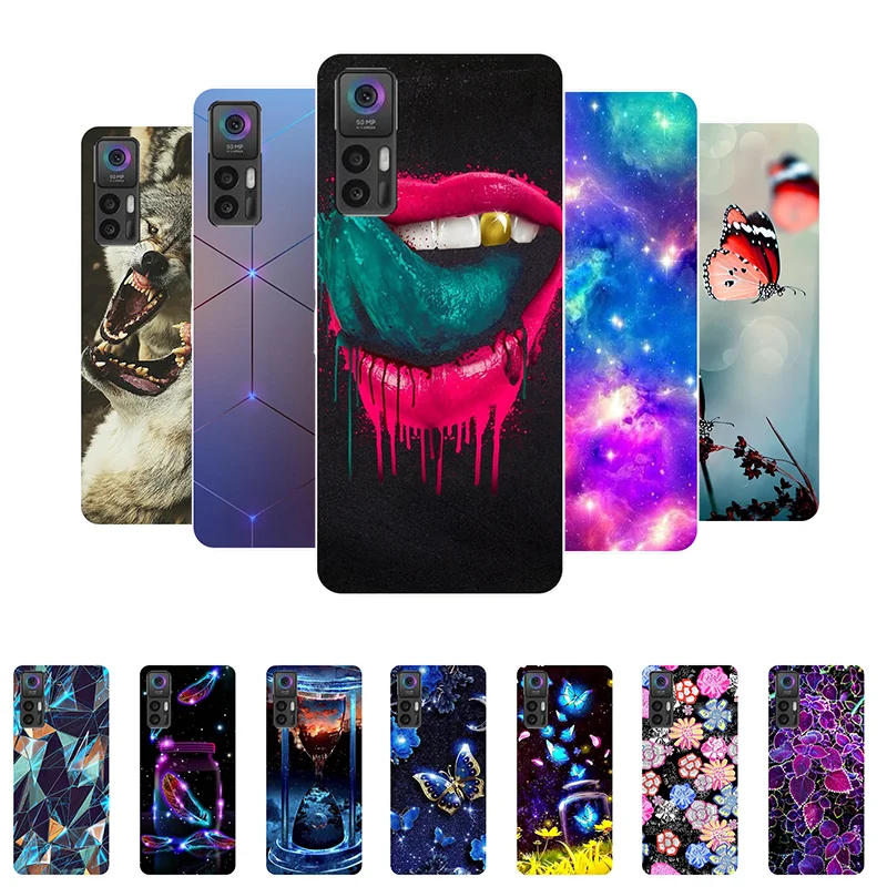 Cartoon Design Soft TPU Silicone Bumper Case