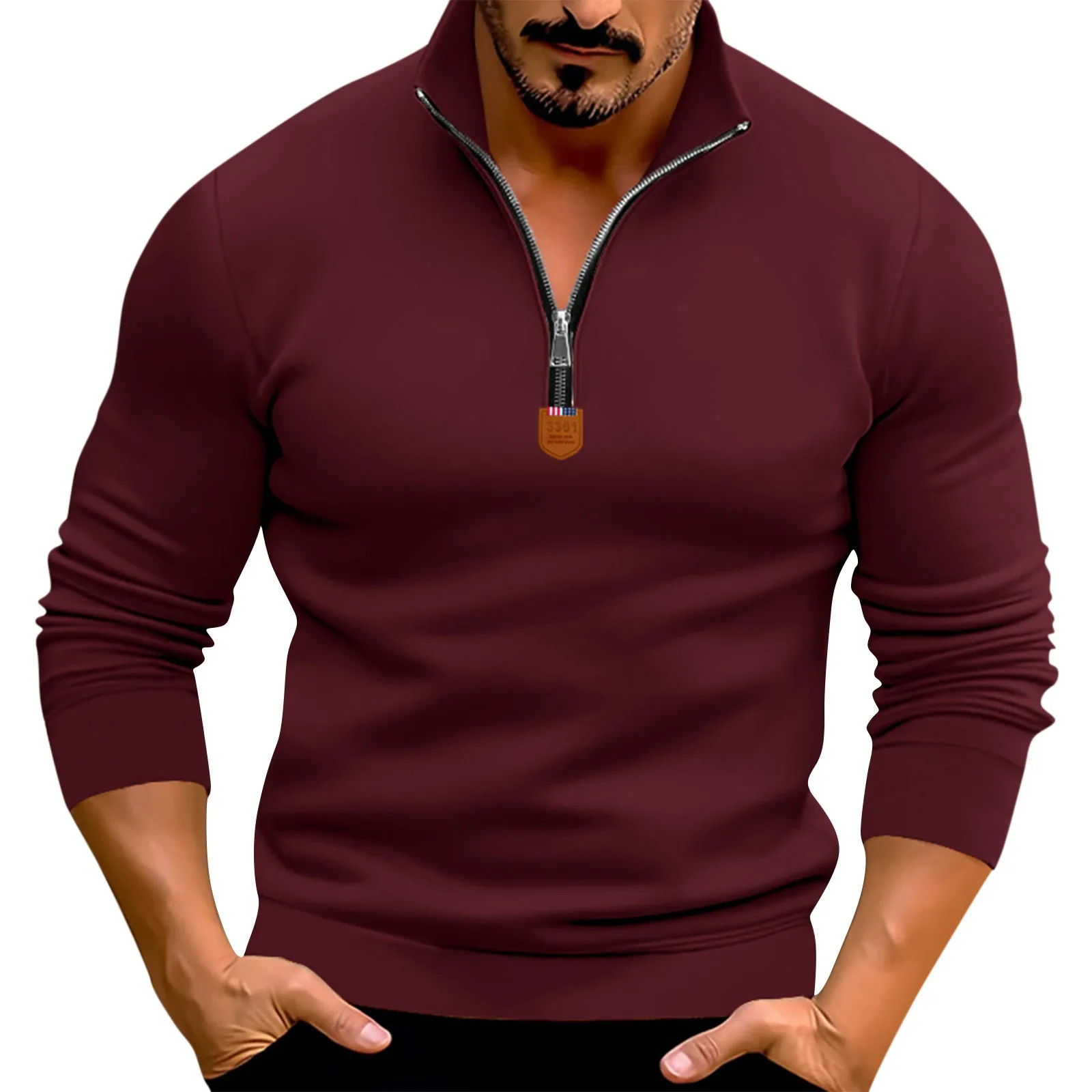 

2024 Simple Retro 3d Hoodies Autumn Men'S Pullover Hoodies Sweatshirt Long Sleeve Retro Zipper Hoodie For Men Oversized Shirts