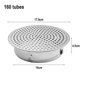 สแตนเลสห้องน้ําท่อระบายน้ําผม Catcher ระเบียงระบายน้ําปลั๊กสวนกลางแจ้งหลังคา Anti-blocking ชั้นกรอง 14