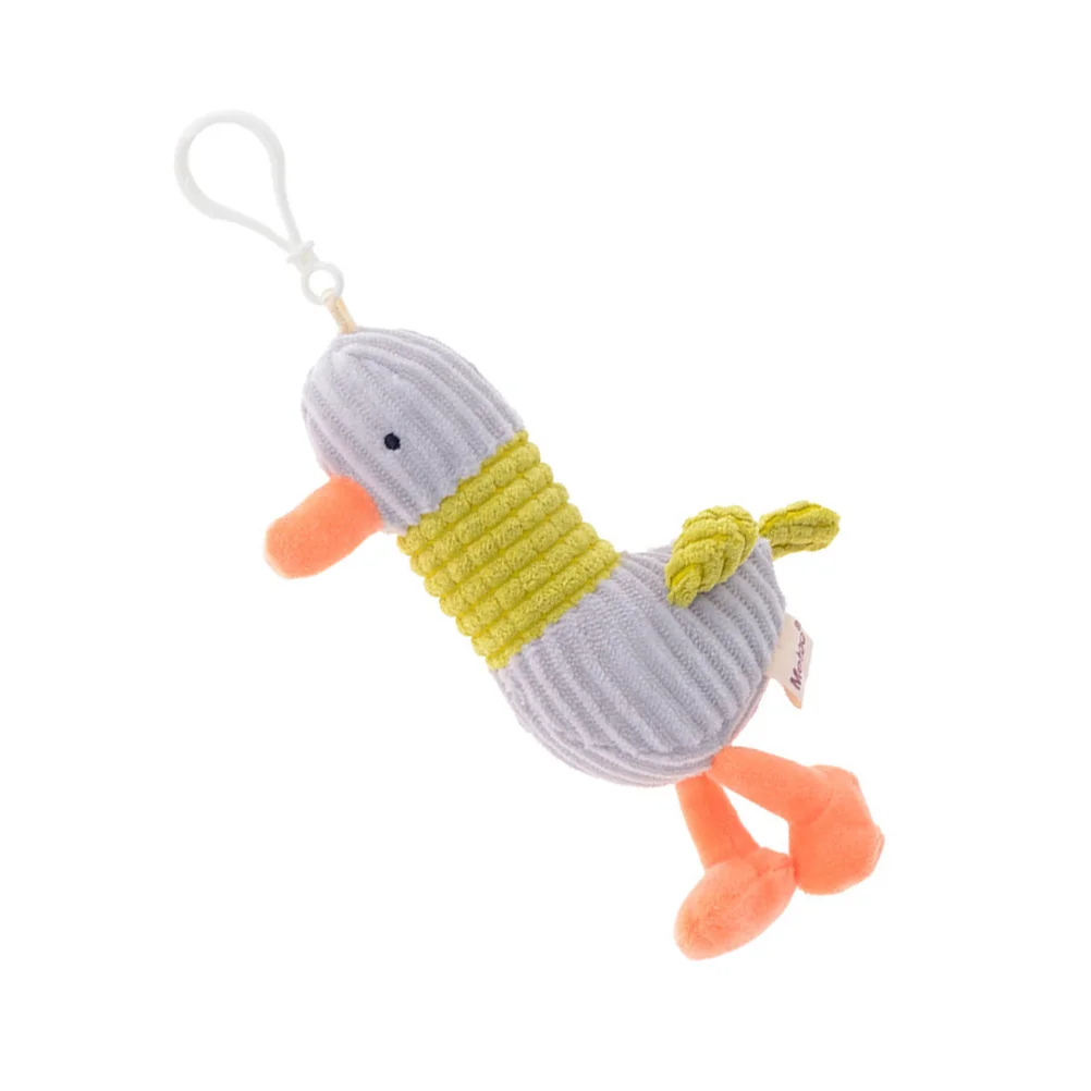 Plush Key Ring Seagull Keychain Rings Hanging Pendant Fob Cartoon Cell Phone Rabbit